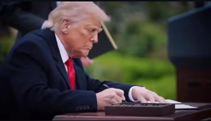 Snapshot of Video shared by Donald Trump Instagram